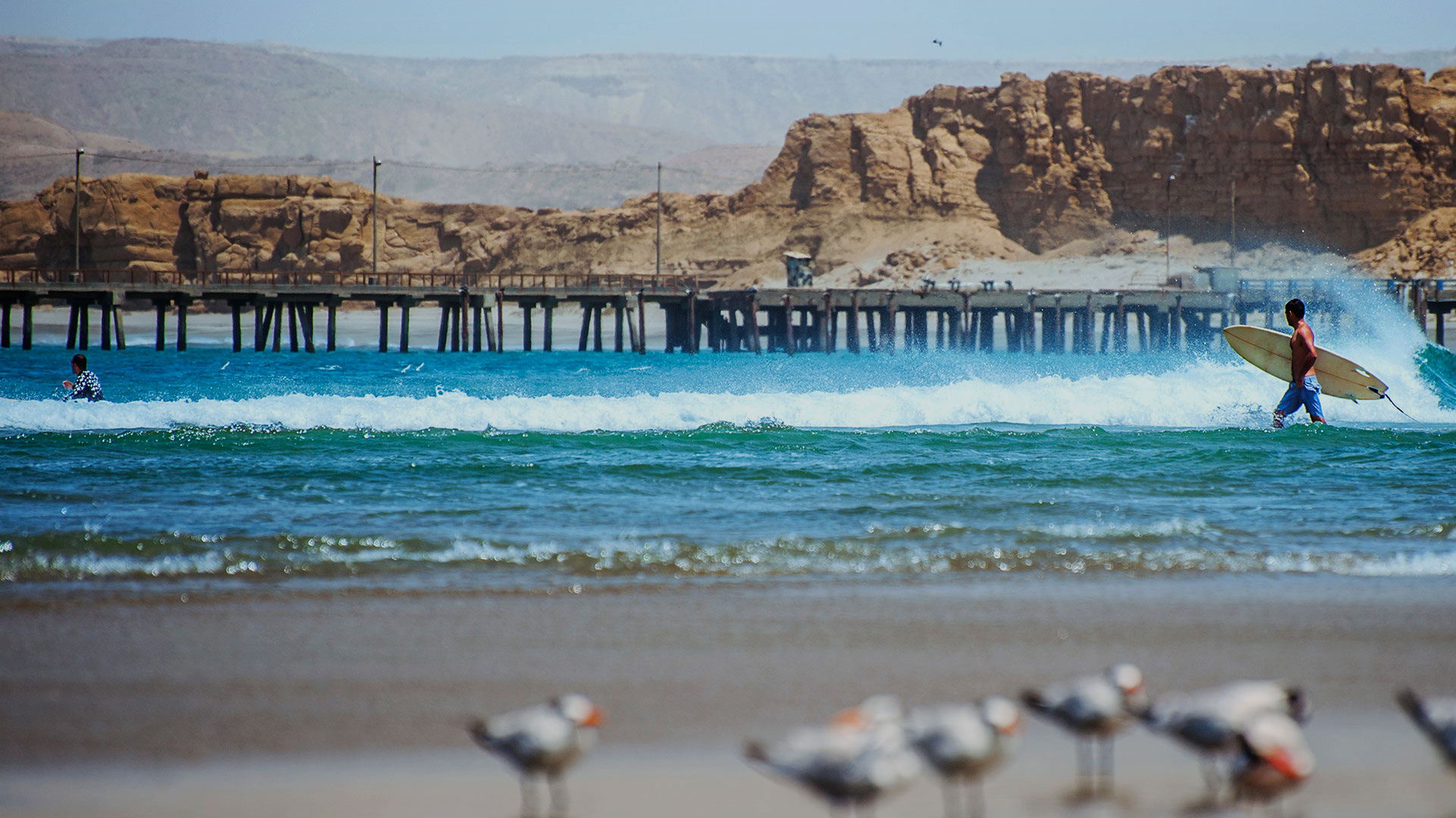 Activities in the sea of Piura